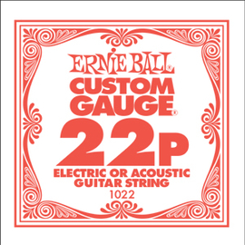 Струна для електро- і акустичних гітар ERNIE BALL .022 Plain P01022, image 